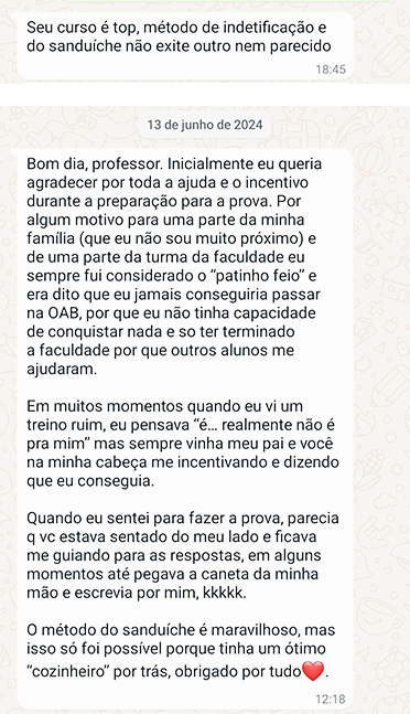 Depoimento sobre a Técnica Sanduíche 1