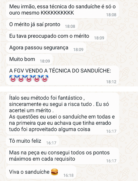Depoimento sobre a Técnica Sanduíche 2